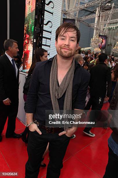 David Cook at Columbia Pictures' Premiere of Michael Jackson's "This Is It" on October 27, 2009 at the Nokia Theatre L.A. Live in Los Angeles,...