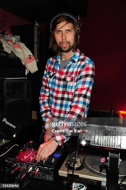 Pedro Winter attends the Jalou Party hosted by Absolut Vodka at the Baron Club on October 13, 2009 in Paris, France.