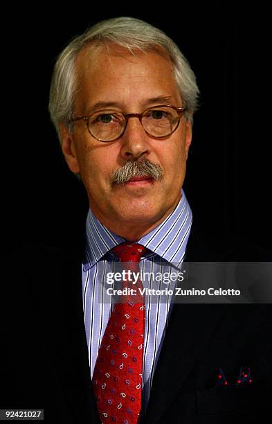 Gary Hamel poses during the 2009 World Business Forum on October 28, 2009 in Milan, Italy.The Italian 6th edition of the WBF will run for two-days...