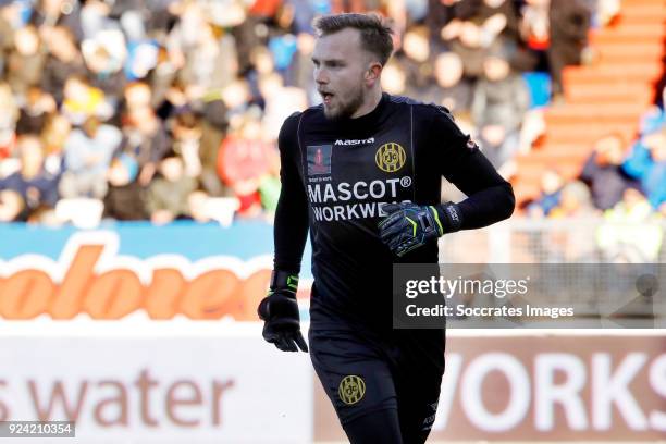 Hidde Jurjus of Roda JC during the Dutch Eredivisie match between Willem II v Roda JC at the Koning Willem II Stadium on February 25, 2018 in Tilburg...