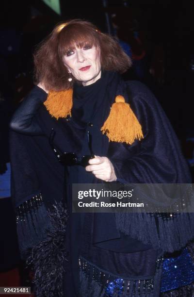 Sonia Rykiel arrives at Plaza Hotel, NYC, 1988.