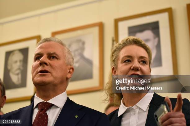 Michael McCormack is elected as the Leader of The Nationals, and will become the Deputy Prime Minister of Australia on February 26, 2018 in Canberra,...