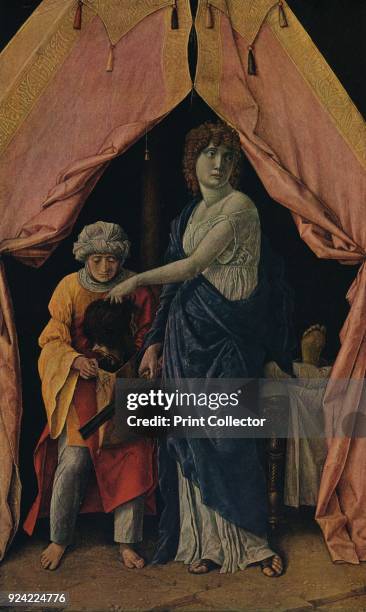 'Judith with the Head of Holofernes', 1495-1500. The painting is part of the Widener Collection, National Gallery of Art, Washington DC. From...