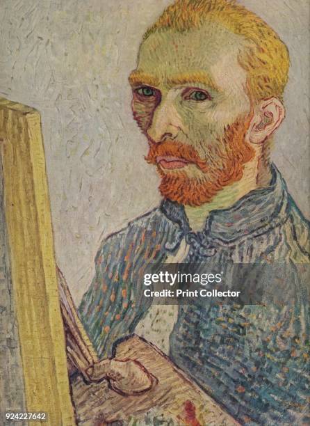 'Portrait of Vincent van Gogh', 1825-1828. Vincent Van Gogh , Dutch painter. The painting is part of the Chester Dale Collection, National Gallery of...