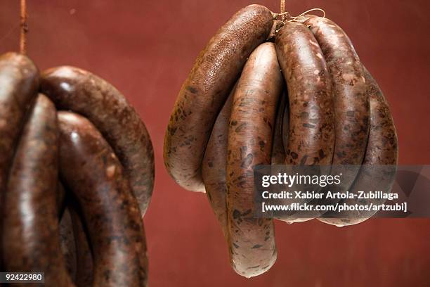 black pudding - black pudding stock pictures, royalty-free photos & images