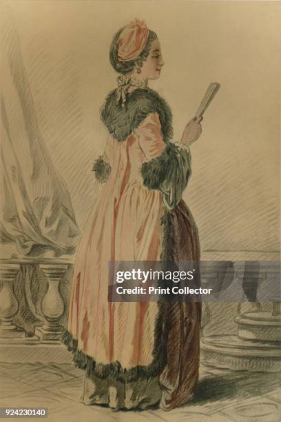 'Femme De Chambre Russe', , c1765-1790, . After Jean-Baptiste Le Prince . From French Colour-Prints of the XVIII Century. [William Heinemann, London,...