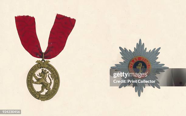 The Order of the Lion D'Or'. The House-order of the Golden Lion was founded in 1770 by Frederick II of Hesse-Kassel . The medallion features a golden...