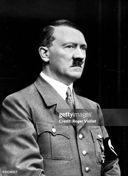 Adolf Hitler , German politician, during World War II.