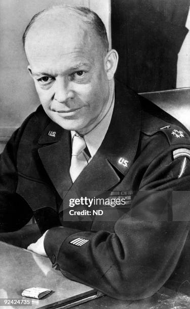 Dwight Eisenhower , American General, 1945.