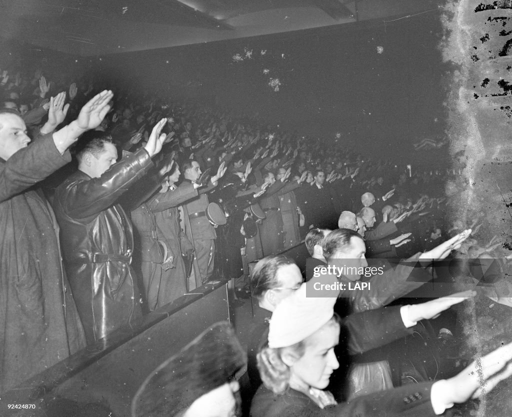 Wwii Rally World War II. Rally of the French Waffen SS for Léon Degrelle's... News ...