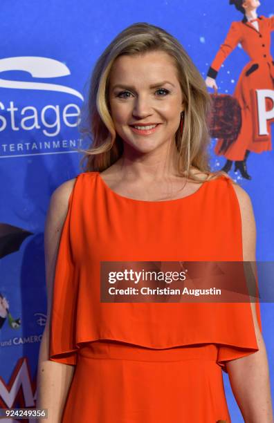 Kim-Sarah Brandts attends "Mary Poppins" Musical Premiere at Stage Theater an der Elbe on February 25, 2018 in Hamburg, Germany.