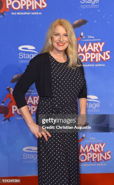Birgit Hahn attends "Mary Poppins" Musical Premiere at Stage Theater an der Elbe on February 25, 2018 in Hamburg, Germany.