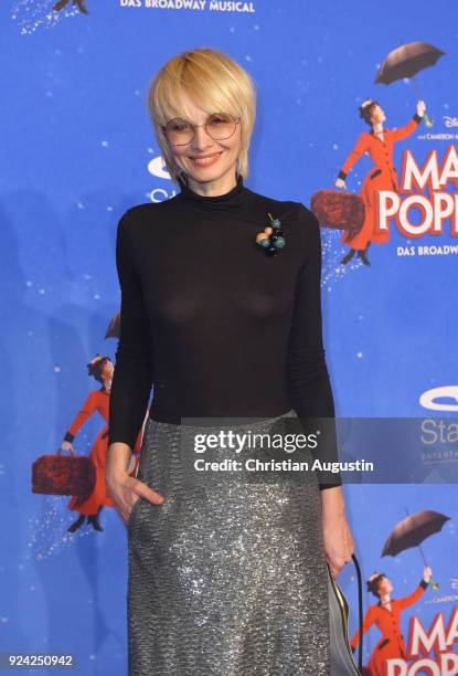 Susan Atwell attends "Mary Poppins" Musical Premiere at Stage Theater an der Elbe on February 25, 2018 in Hamburg, Germany.