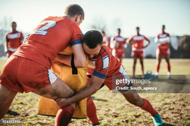 Scrum Exercises Rugby Scrum Training Photos and Premium High Res Pictures - Getty Images