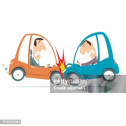608 Car Crash Cartoon Photos and Premium High Res Pictures - Getty Images
