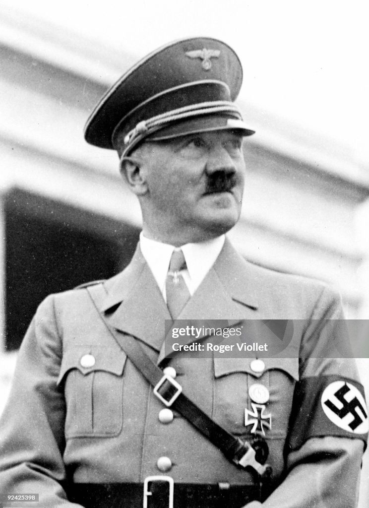 Adolf Hitler (1889-1945), German statesman.