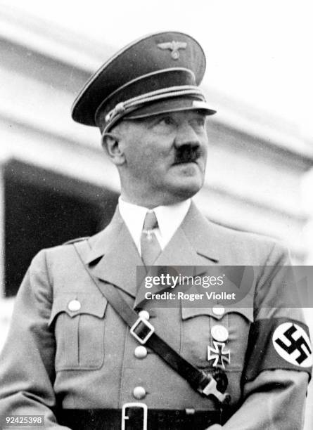 Adolf Hitler , German statesman.