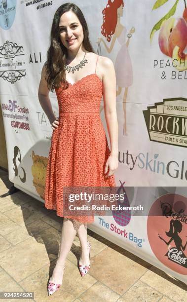 Lauren Miscioscia attends BRAVO'S "Stripped" TV Personality and Celebrity Fashion Stylist Expert Ali Levine's Pink Carpet Baby Shower at Rockwell...
