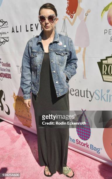 Rachel Mullens attends BRAVO'S "Stripped" TV Personality and Celebrity Fashion Stylist Expert Ali Levine's Pink Carpet Baby Shower at Rockwell Table...