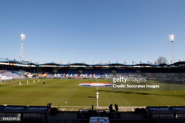 Willem II Stadium during the Dutch Eredivisie match between Willem II v Roda JC at the Koning Willem II Stadium on February 25, 2018 in Tilburg...