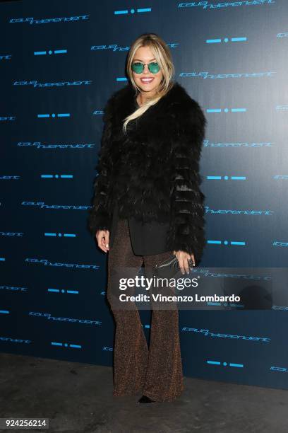 Costanza Caracciolo attends Starlight - An event by Italia Independent on February 25, 2018 in Milan, Italy.