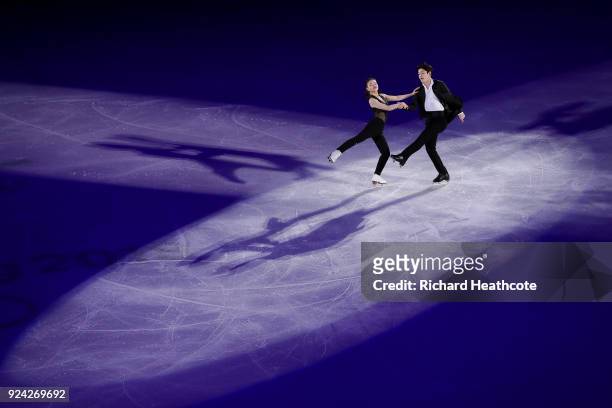 Maia Shibutani and Alex Shibutani of the USA perform during the Figure Skating Gala Exhibition on day 16 of the PyeongChang 2018 Winter Olympics at...