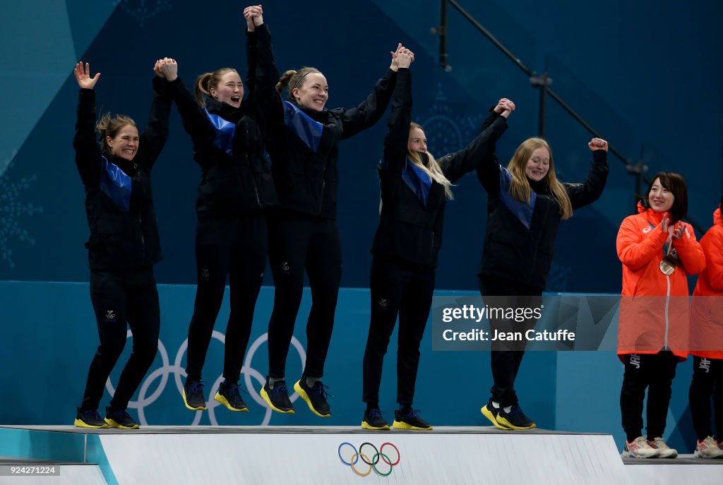 Curling - Winter Olympics Day 16