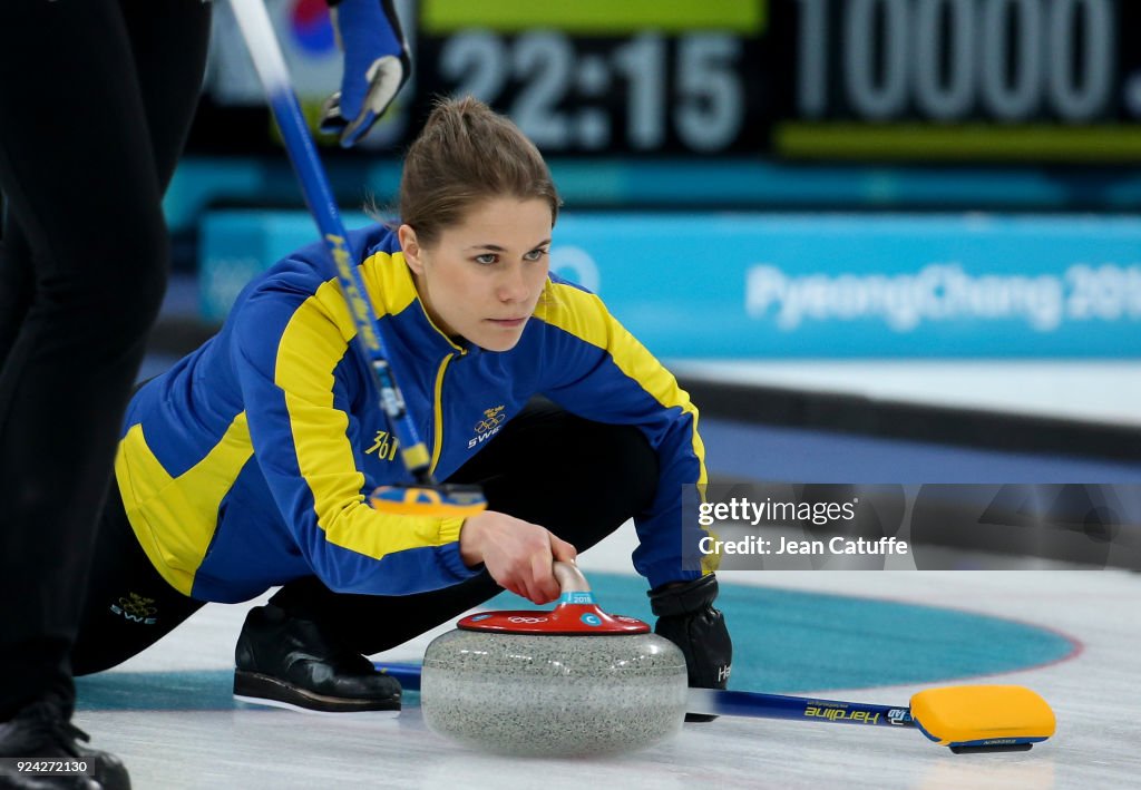 Curling - Winter Olympics Day 16