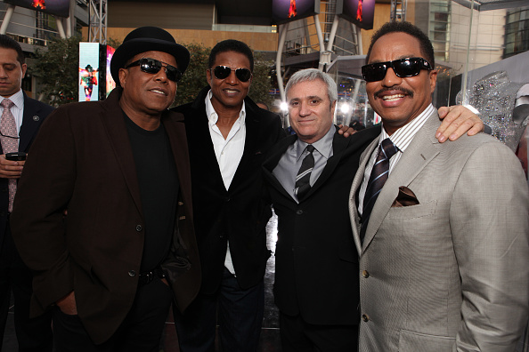 Tito And Randy Tito Jackson, Jackie Jackson, AEG's Randy Phillips and Marlon Jackson ...
