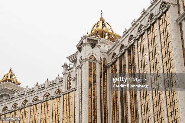 The Galaxy Macau casino and hotel, developed by Galaxy Entertainment Group Ltd., stands in Macau, China, on Saturday, Feb. 24, 2018. Galaxy is...