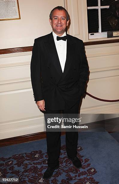 Hugh Bonneville arrives for the Times BFI 53rd London Film Festival Awards Ceremony at Inner Temple on October 28, 2009 in London, England.