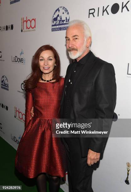 Rick Baker and guest attend the 4th Hollywood Beauty Awards at Avalon Hollywood on February 25, 2018 in Los Angeles, California.
