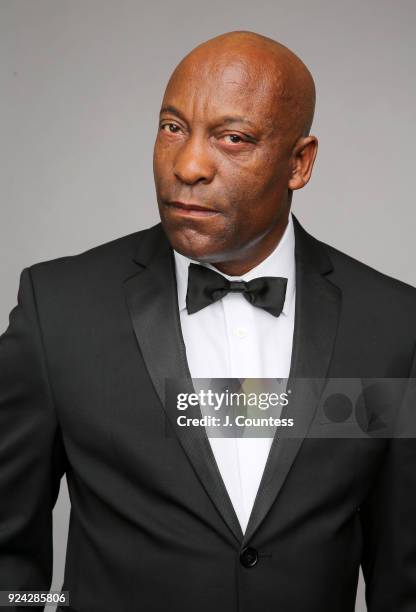 John Singleton poses for a portrait during the 2018 American Black Film Festival Honors Awards at The Beverly Hilton Hotel on February 25, 2018 in...