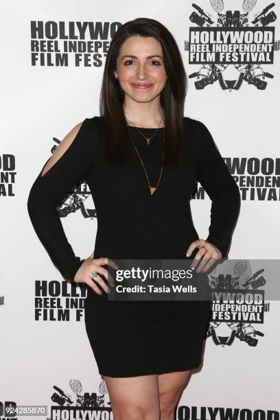 Allison Frasca attends the Hollywood Reel Independent Film Festival "Toss It" premiere at Regal Cinemas L.A. Live on February 25, 2018 in Los...
