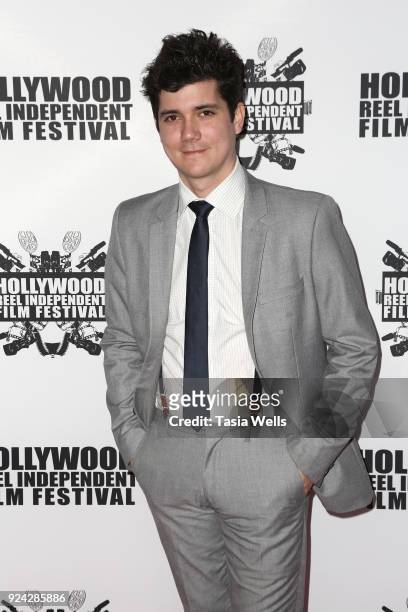 Eric Goss attends the Hollywood Reel Independent Film Festival "Toss It" premiere at Regal Cinemas L.A. Live on February 25, 2018 in Los Angeles,...