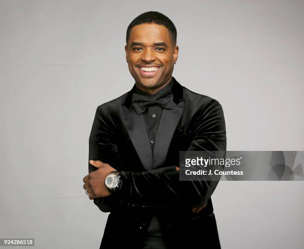 Larenz Tate poses for a portrait during the 2018 American Black Film Festival Honors Awards at The Beverly Hilton Hotel on February 25, 2018 in...