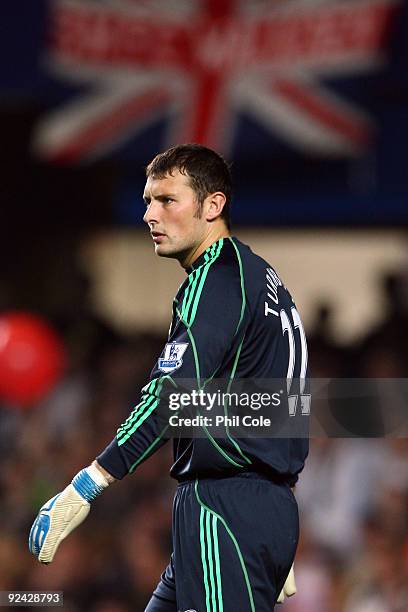 Chelsea goalkeeper Ross Turnbull during the Carling Cup 4th Round match between Chelsea and Bolton Wanderers at Stamford Bridge on October 28, 2009...