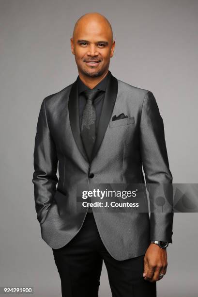 Dondre Whitfield poses for a portrait during the 2018 American Black Film Festival Honors Awards at The Beverly Hilton Hotel on February 25, 2018 in...