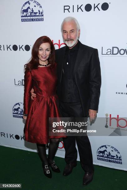 Rick Baker and guest attend the 4th Hollywood Beauty Awards at Avalon Hollywood on February 25, 2018 in Los Angeles, California.