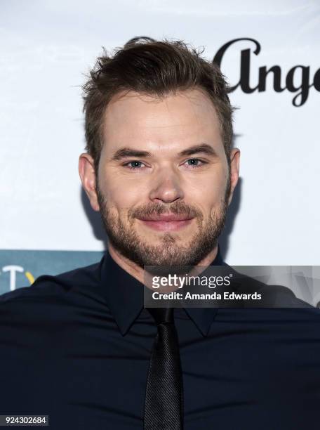 Actor Kellan Lutz arrives at the Mitchell Gold + Bob Williams Birthday Bash to benefit The Tyler Clementi Foundation at the Mitchell Gold + Bob...