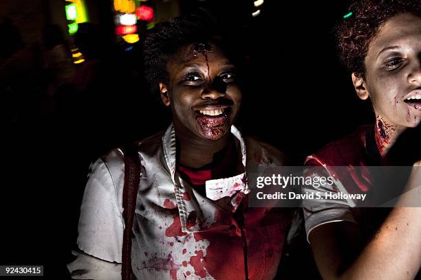 Silver Spring Zombie Walk 2009 from the Quarry House Tavern to AFI Theater on October 24, 2009 in Silver Spring, Maryland. A zombie walk is an...