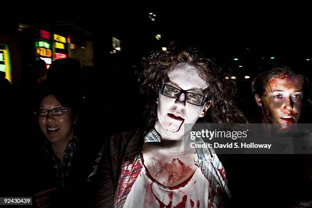 Silver Spring Zombie Walk 2009 from the Quarry House Tavern to AFI Theater on October 24, 2009 in Silver Spring, Maryland. A zombie walk is an...