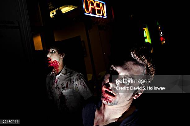 Silver Spring Zombie Walk 2009 from the Quarry House Tavern to AFI Theater on October 24, 2009 in Silver Spring, Maryland. A zombie walk is an...