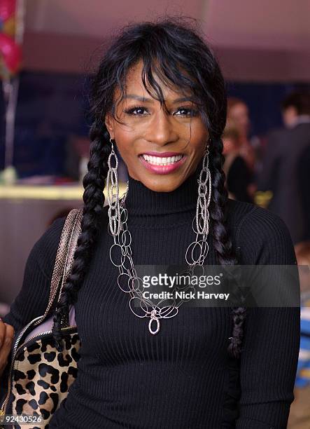 Sinitta attends the VIP Launch of 'Disney On Ice Presents Princess Wishes' on October 28, 2009 in London, England.