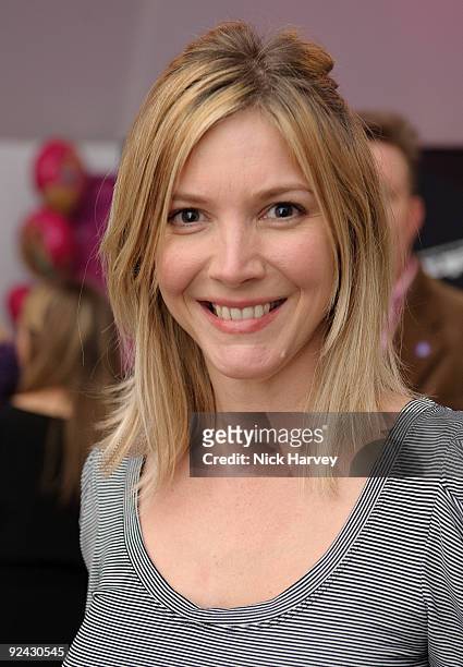 Lisa Faulkner attends the VIP Launch of 'Disney On Ice Presents Princess Wishes' on October 28, 2009 in London, England.