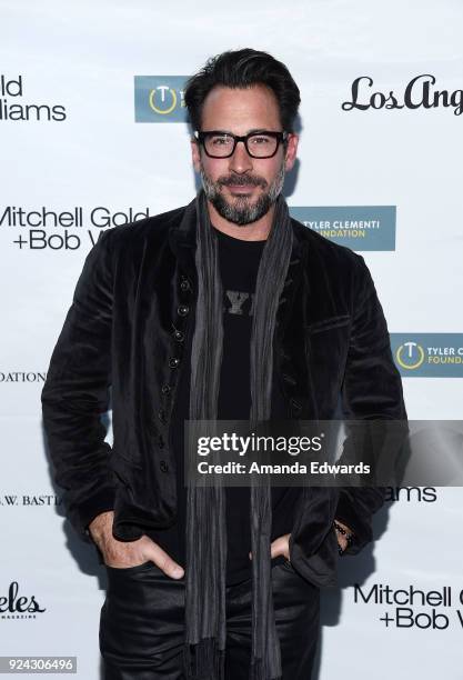 Television personality Lawrence Zarian arrives at the Mitchell Gold + Bob Williams Birthday Bash to benefit The Tyler Clementi Foundation at the...
