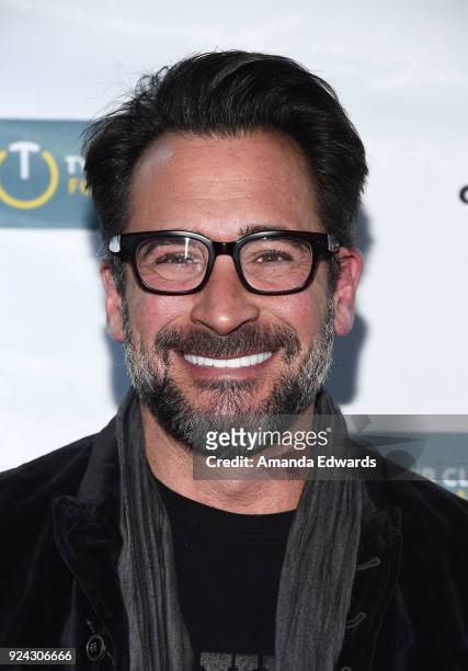 Television personality Lawrence Zarian arrives at the Mitchell Gold + Bob Williams Birthday Bash to benefit The Tyler Clementi Foundation at the...
