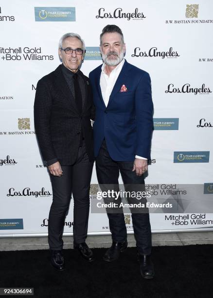 Mitchell Gold and Bob Williams arrive at the Mitchell Gold + Bob Williams Birthday Bash to benefit The Tyler Clementi Foundation at the Mitchell Gold...