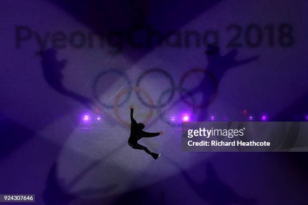 Evgenia Medvedeva of the Olympic Athletes of Russia performs during the Figure Skating Gala Exhibition on day 16 of the PyeongChang 2018 Winter...