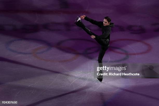 Evgenia Medvedeva of the Olympic Athletes of Russia performs during the Figure Skating Gala Exhibition on day 16 of the PyeongChang 2018 Winter...